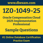 1Z0-1049-25 PDF, 1Z0-1049-25 Dumps PDF Free Download, 1Z0-1049-25 Latest Dumps Free PDF, Compensation Cloud Implementation Professional PDF Dumps