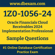 1Z0-1056-24 PDF, 1Z0-1056-24 Dumps PDF Free Download, 1Z0-1056-24 Latest Dumps Free PDF, Financials Cloud Receivables Implementation Professional PDF Dumps