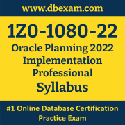 Oracle 1Z0-1080-22 Exam Syllabus and Prep Guide | DBExam