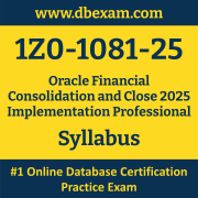 1Z0-1081-25 Syllabus, 1Z0-1081-25 Latest Dumps PDF, Oracle Financial Consolidation and Close Implementation Professional Dumps, 1Z0-1081-25 Free Download PDF Dumps, Financial Consolidation and Close Implementation Professional Dumps