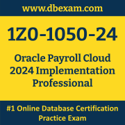1Z0-1050-24: Oracle Payroll Cloud 2024 Implementation Professional