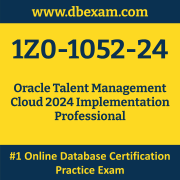 1Z0-1052-24: Oracle Talent Management Cloud 2024 Implementation Professional