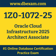 1Z0-1072-25: Oracle Cloud Infrastructure 2025 Architect Associate