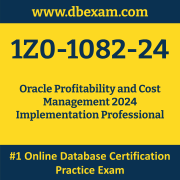 1Z0-1082-24: Oracle Profitability and Cost Management 2024 Implementation Profes