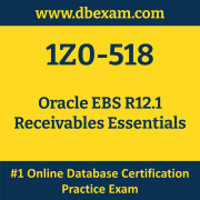 1Z0-518: Oracle EBS R12.1 Receivables Essentials