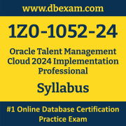 1Z0-1052-24 Syllabus, 1Z0-1052-24 Latest Dumps PDF, Oracle Talent Management Cloud Implementation Professional Dumps, 1Z0-1052-24 Free Download PDF Dumps, Talent Management Cloud Implementation Professional Dumps