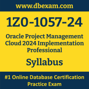 1Z0-1057-24 Syllabus, 1Z0-1057-24 Latest Dumps PDF, Oracle Project Management Cloud Implementation Professional Dumps, 1Z0-1057-24 Free Download PDF Dumps, Project Management Cloud Implementation Professional Dumps