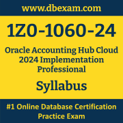 1Z0-1060-24 Syllabus, 1Z0-1060-24 Latest Dumps PDF, Oracle Accounting Hub Cloud Implementation Professional Dumps, 1Z0-1060-24 Free Download PDF Dumps, Accounting Hub Cloud Implementation Professional Dumps