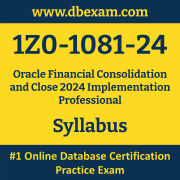 1Z0-1081-24 Syllabus, 1Z0-1081-24 Latest Dumps PDF, Oracle Financial Consolidation and Close Implementation Professional Dumps, 1Z0-1081-24 Free Download PDF Dumps, Financial Consolidation and Close Implementation Professional Dumps