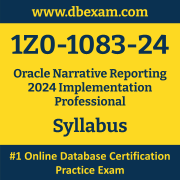 1Z0-1083-24 Syllabus, 1Z0-1083-24 Latest Dumps PDF, Oracle Narrative Reporting Implementation Professional Dumps, 1Z0-1083-24 Free Download PDF Dumps, Narrative Reporting Implementation Professional Dumps