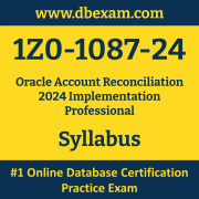 1Z0-1087-24 Syllabus, 1Z0-1087-24 Latest Dumps PDF, Oracle Account Reconciliation Implementation Professional Dumps, 1Z0-1087-24 Free Download PDF Dumps, Account Reconciliation Implementation Professional Dumps