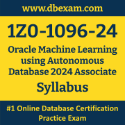 1Z0-1096-24 Syllabus, 1Z0-1096-24 Latest Dumps PDF, Oracle Machine Learning using Autonomous Database Associate Dumps, 1Z0-1096-24 Free Download PDF Dumps, Machine Learning using Autonomous Database Associate Dumps