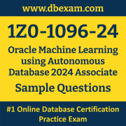 1Z0-1096-24 PDF, 1Z0-1096-24 Dumps PDF Free Download, 1Z0-1096-24 Latest Dumps Free PDF, Machine Learning using Autonomous Database Associate PDF Dumps