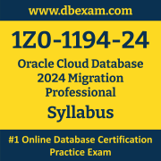 1Z0-1194-24 Syllabus, 1Z0-1194-24 Latest Dumps PDF, Oracle Cloud Database Migration Professional Dumps, 1Z0-1194-24 Free Download PDF Dumps, Cloud Database Migration Professional Dumps